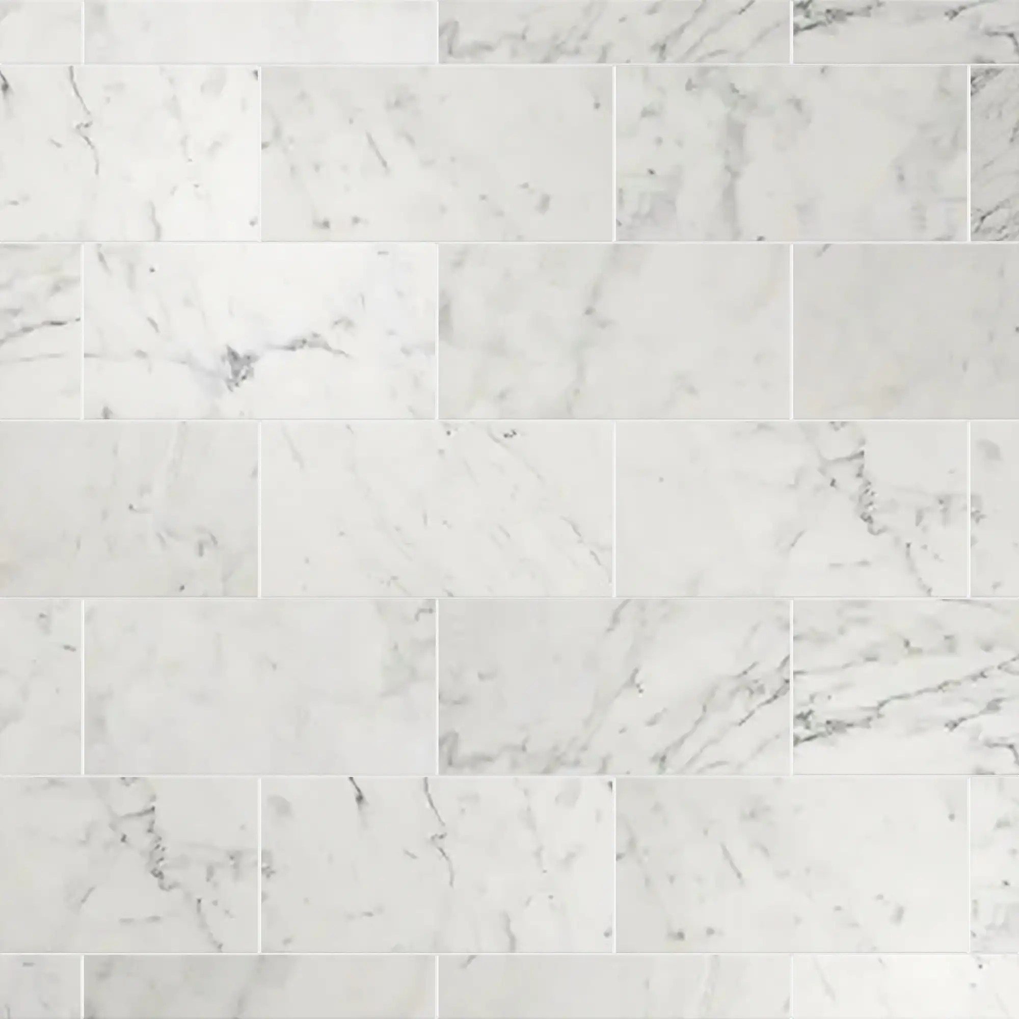 Bianco Carrara 3x6 Honed Marble, part of our Carrara Series